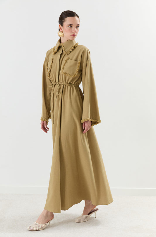 Linen Breeze – نسمة الكتان in Mustard ✨💛
