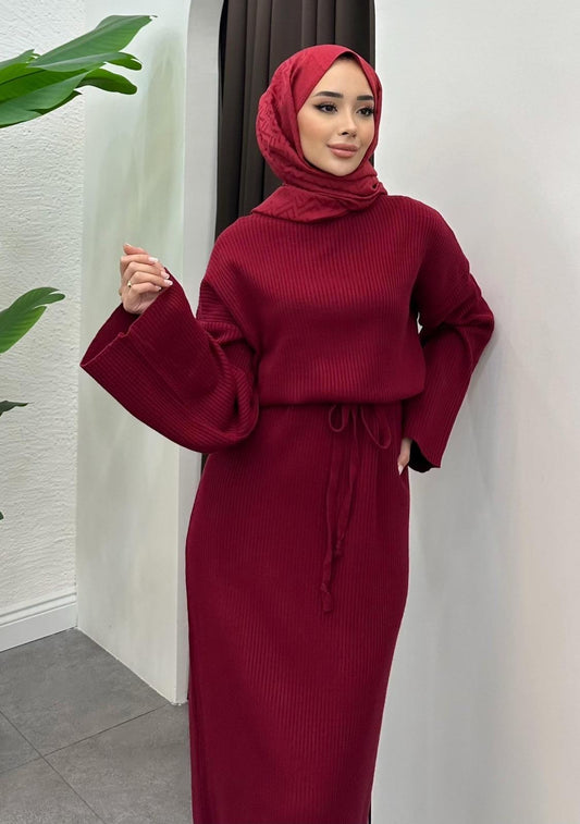 Soft Knit Marron Dress