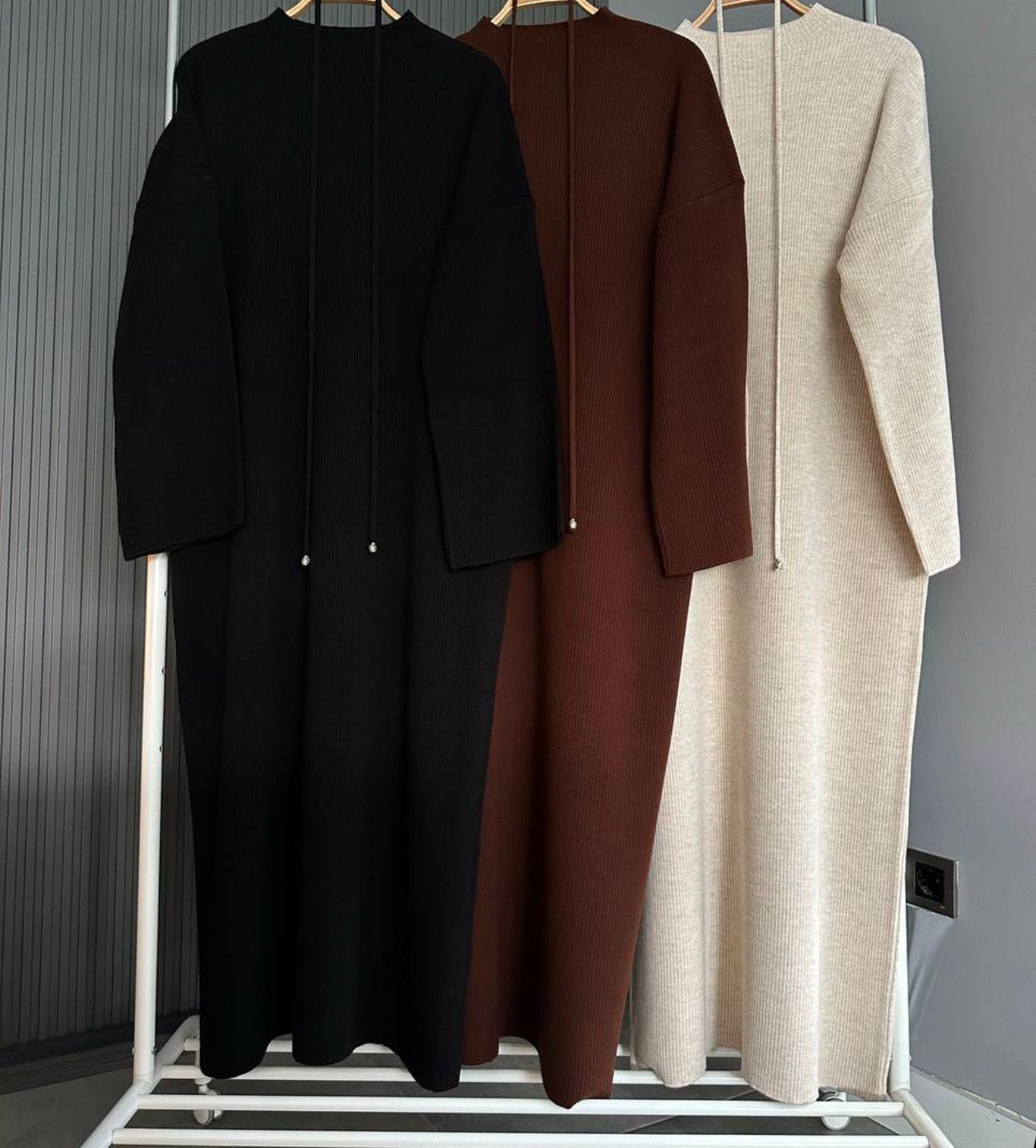 Elegant Knit Dress 
فستان كروشيه راقي