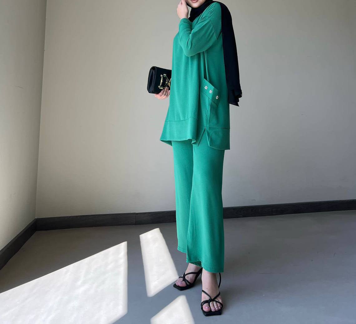 Modest Set Loungewear Summer Set (6Colours) طقم الموسم