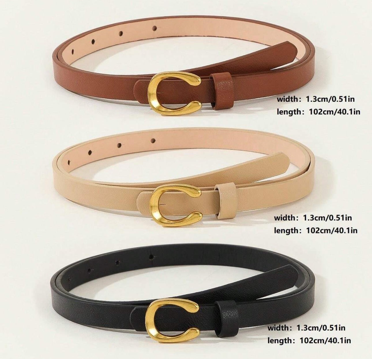 3PC Belt Set (C)