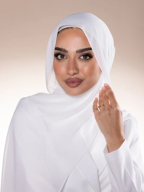 حجاب شيفون لولي -Pearl chiffon hijab