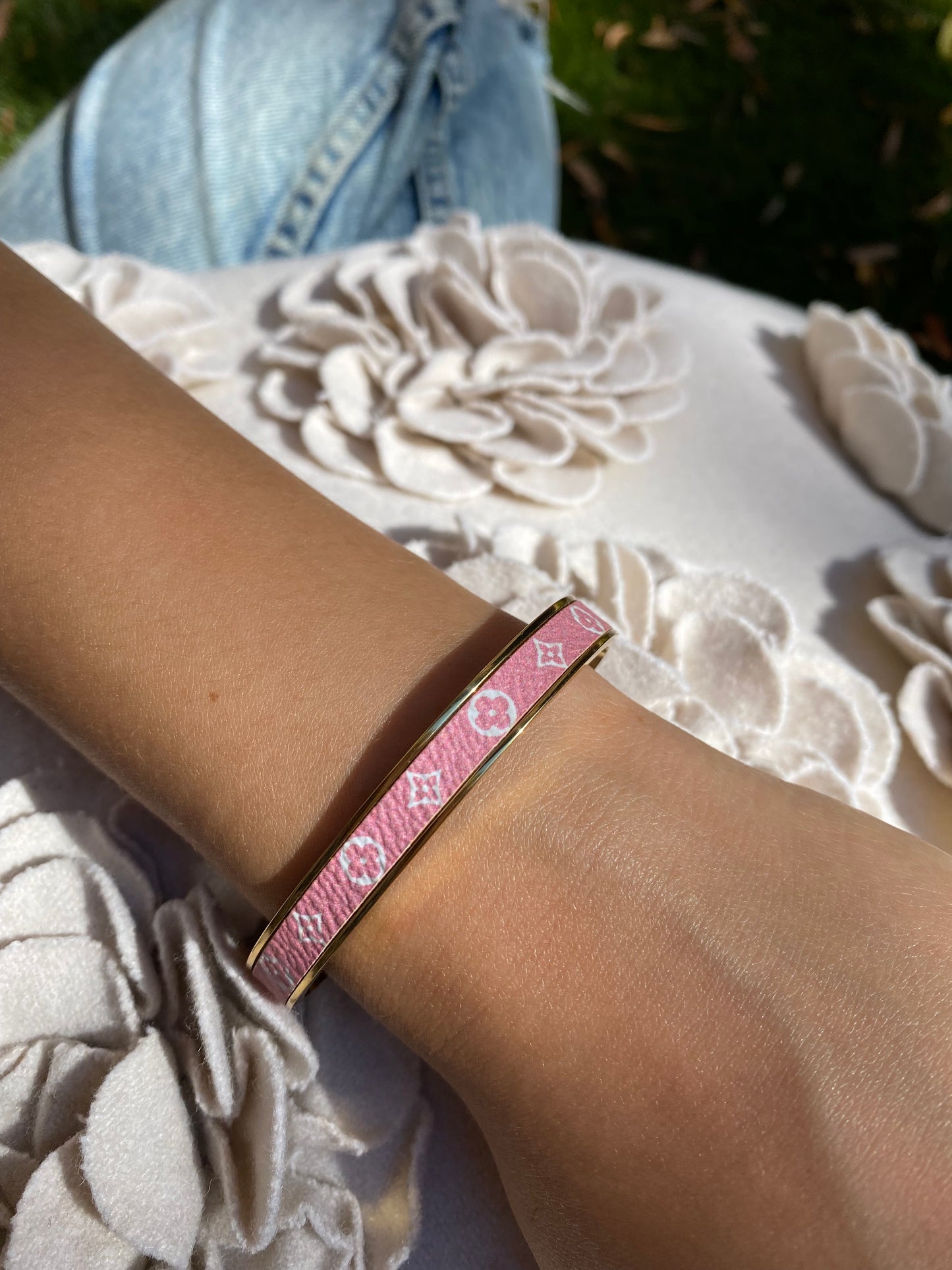 LV pink bracelet