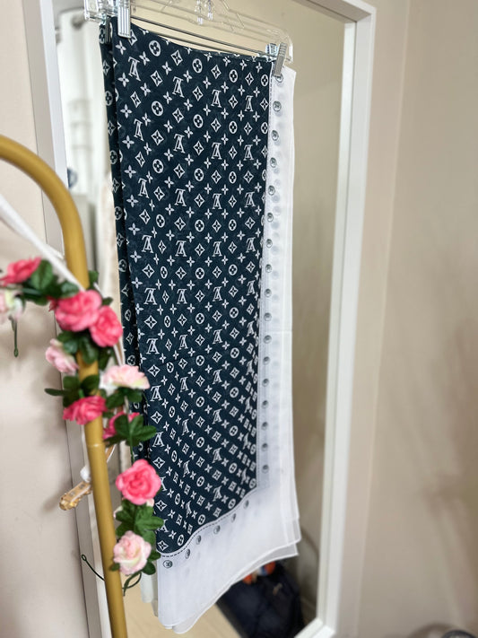 LV Multi color chiffon shal