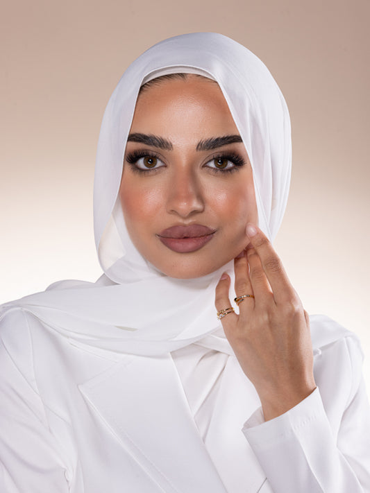 حجاب شيفون لولي -Pearl chiffon hijab