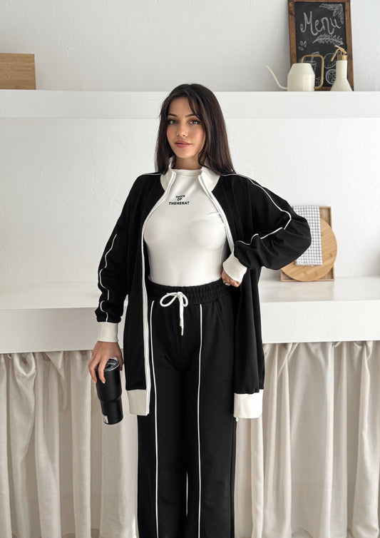 Classic Zip-Up Cotton Set