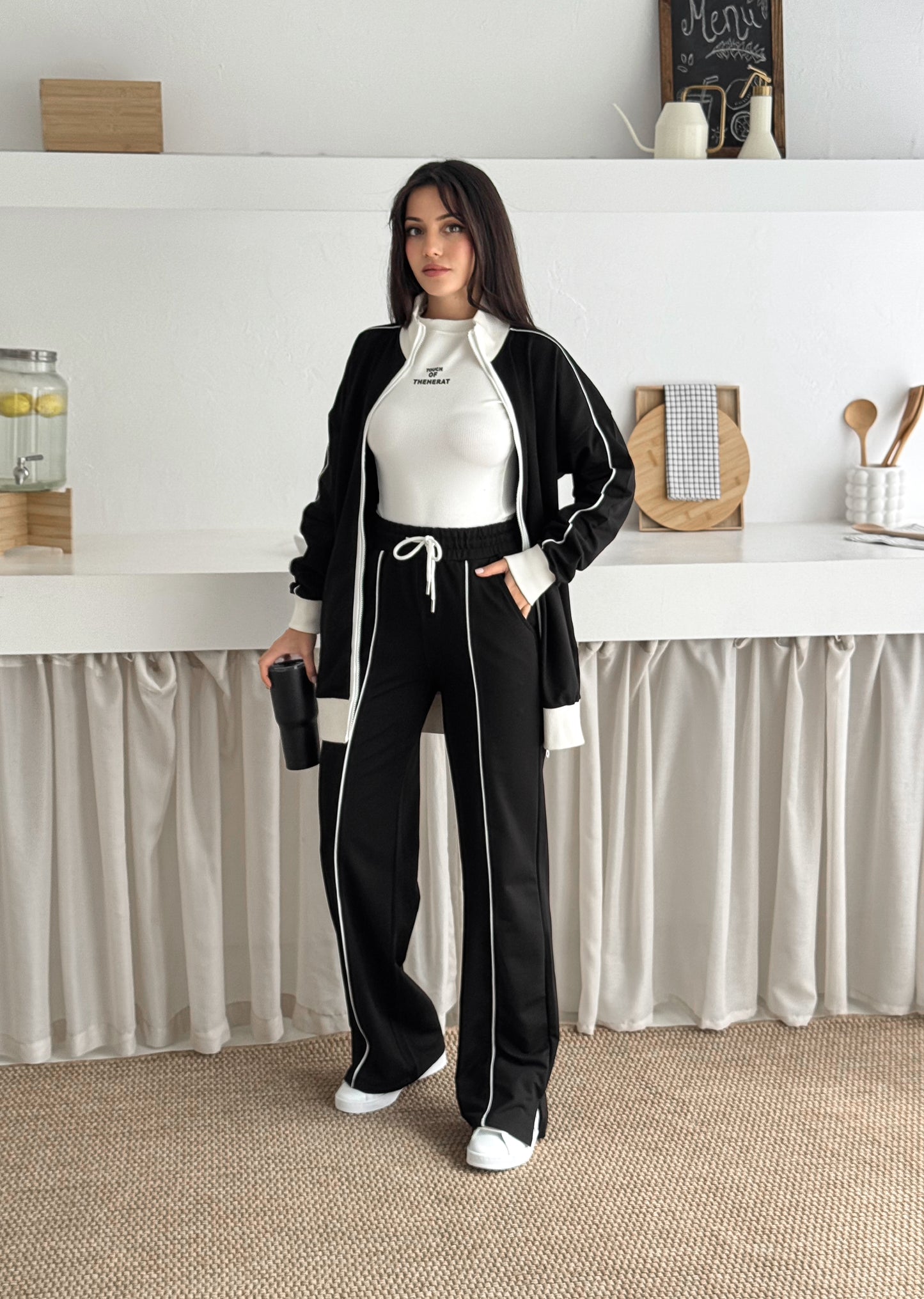 Classic Zip-Up Cotton Set